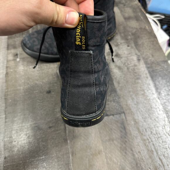 Dr. Martens Womens Sheridan Printed Animal Print HighTop Lace Up Canvas Boots 9 - Picture 11 of 16